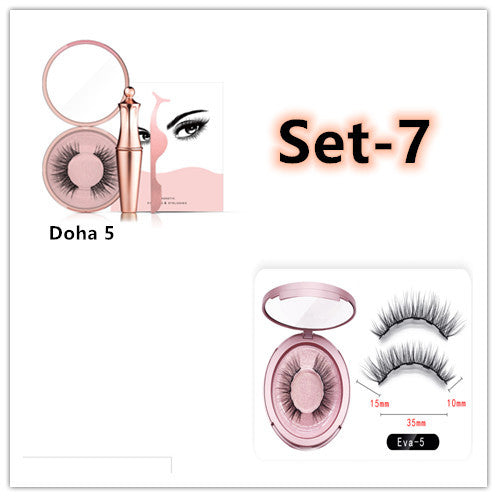 Natural Long Lasting Magnetic Liquid Eyeliner & Magnetic False Eyelashes & Tweezer Set Make up Set Natural Long Lasting Magnetic Liquid Eyeliner & Magnetic False Eyelashes & Tweezer Set Make up Set